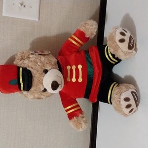 2016 Belkie Bear Christmas Toy Soldier Nutcracker Belk Brown Teddy Bear